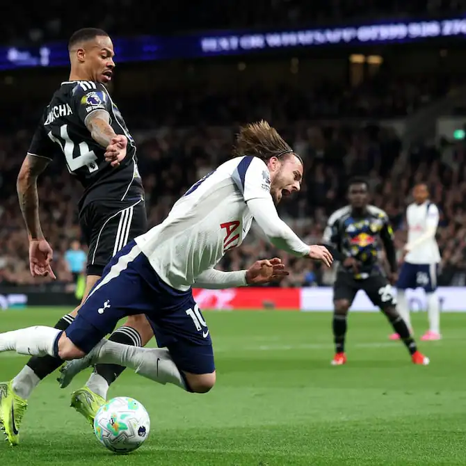 Preview image for Tottenham: Why James Maddison was not awarded a penalty against Leeds as Premier League issue statement