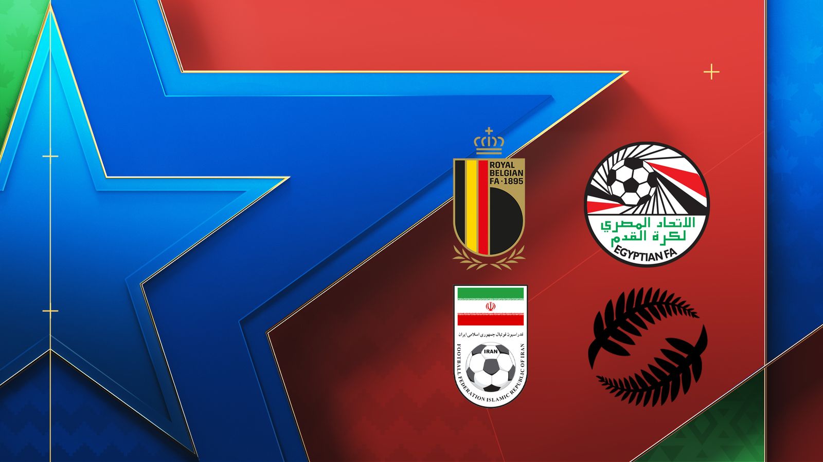World Cup Group G includes Belgium, Egypt, Iran and New Zealand; matches will take place in US cities Seattle and Los An